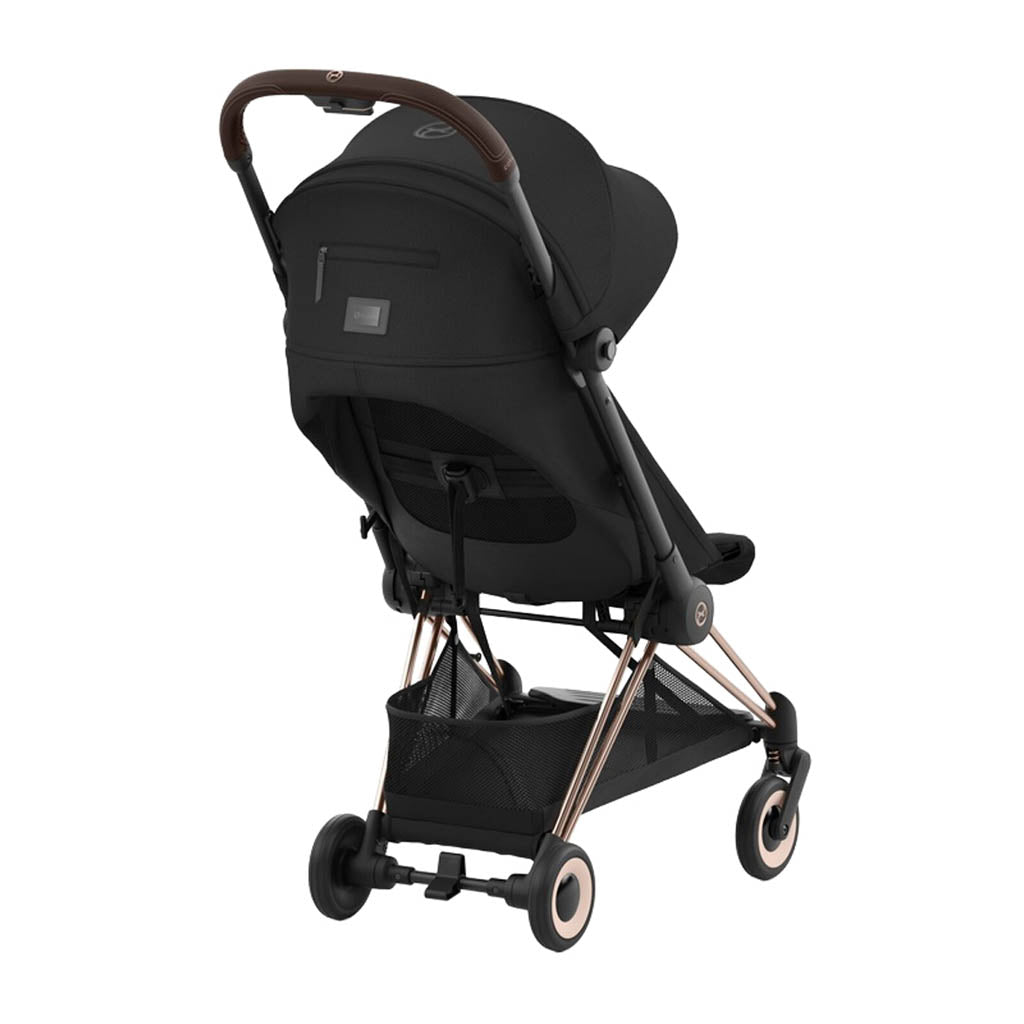 Cybex Coya Lightweight Stroller-Rose Gold Frame-Sepia Black_8 - ANB Baby