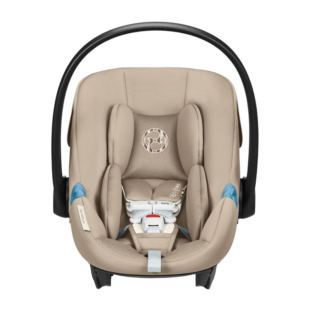 Cybex Aton G2 Infant Car Seat with Load Leg Base-Almond Beige_4 - ANB Baby