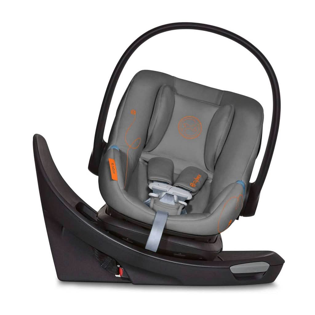 Cybex Aton G Swivel Infant Car Seat With Sensorsafe-Rotating Car Seats-Cybex-Lava Grey-ANB Baby Store