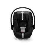 Cybex Cloud G Lux Infant Car Seat, Adjustable Back Reat, Moon Black - ANB Baby