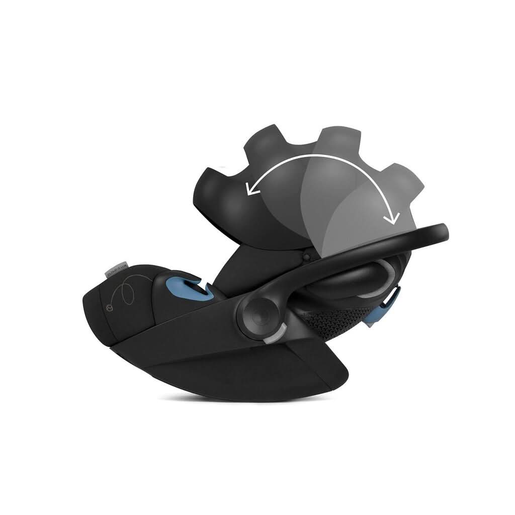 Cybex Cloud G Lux Infant Car Seat, Canopy, Moon Black - ANB Baby