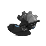 Cybex Cloud G Lux Infant Car Seat, Canopy, Moon Black - ANB Baby