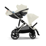 Cybex Gazelle S 2 & Cloud G Lux Travel System, Complete View, Taupe Frame with Seashell Beige - ANB Baby