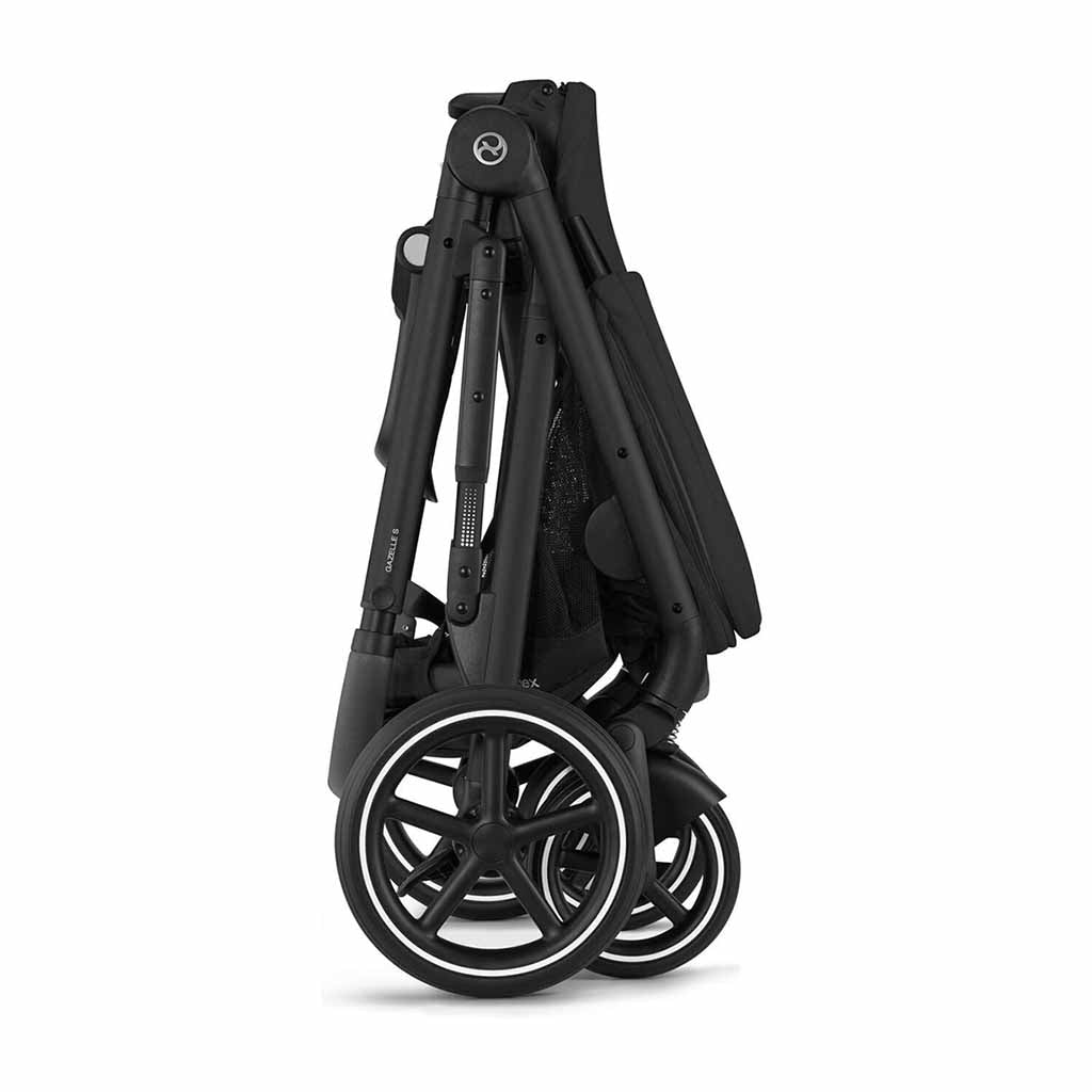 Cybex Gazelle S 2 Stroller-Black Frame with Moon Black_9 - ANB Baby