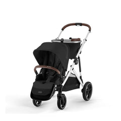 Cybex Gazelle S 2 Stroller, Complete View, Silver Frame with Moon Black - ANB Baby