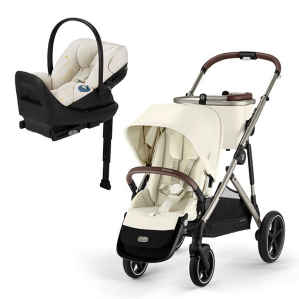Cybex Gazelle S 2 Stroller, Taupe Frame with Seashell Beige, Main - ANB Baby