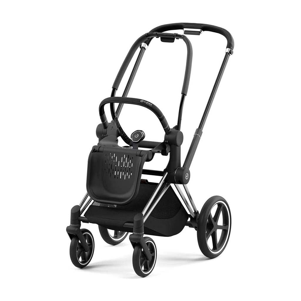 Cybex Priam 4 Stroller Frame-Single Strollers-Cybex-Chrome / Black-ANB Baby Store