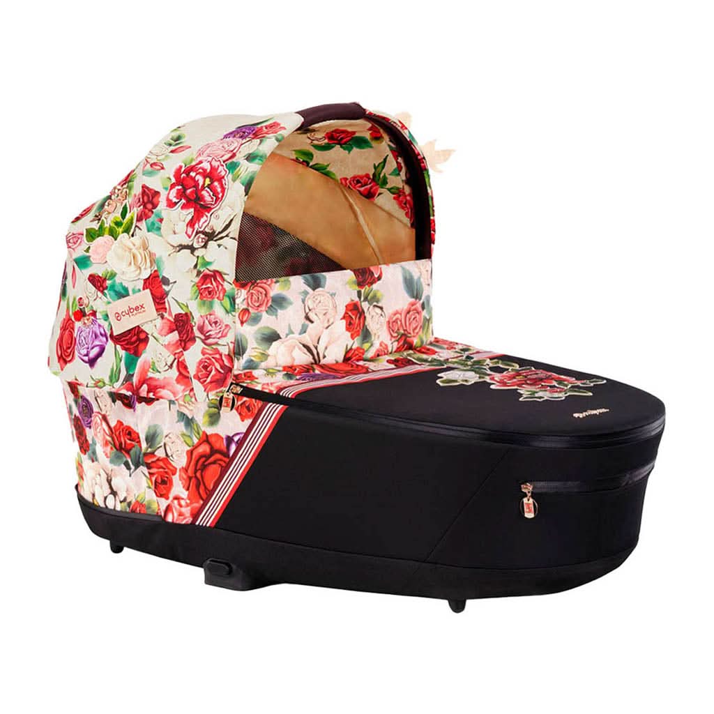 Cybex Priam 4 e-priam 2 Lux Carry Cot, Spring Blossom Light_14 - ANB Baby