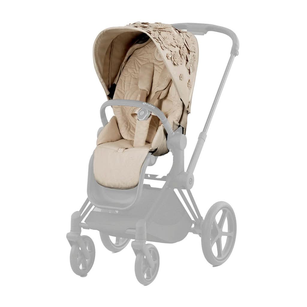 Cybex Priam 4 e-priam 2 Seat Pack Simply Flowers Nude Beige_12 - ANB Baby