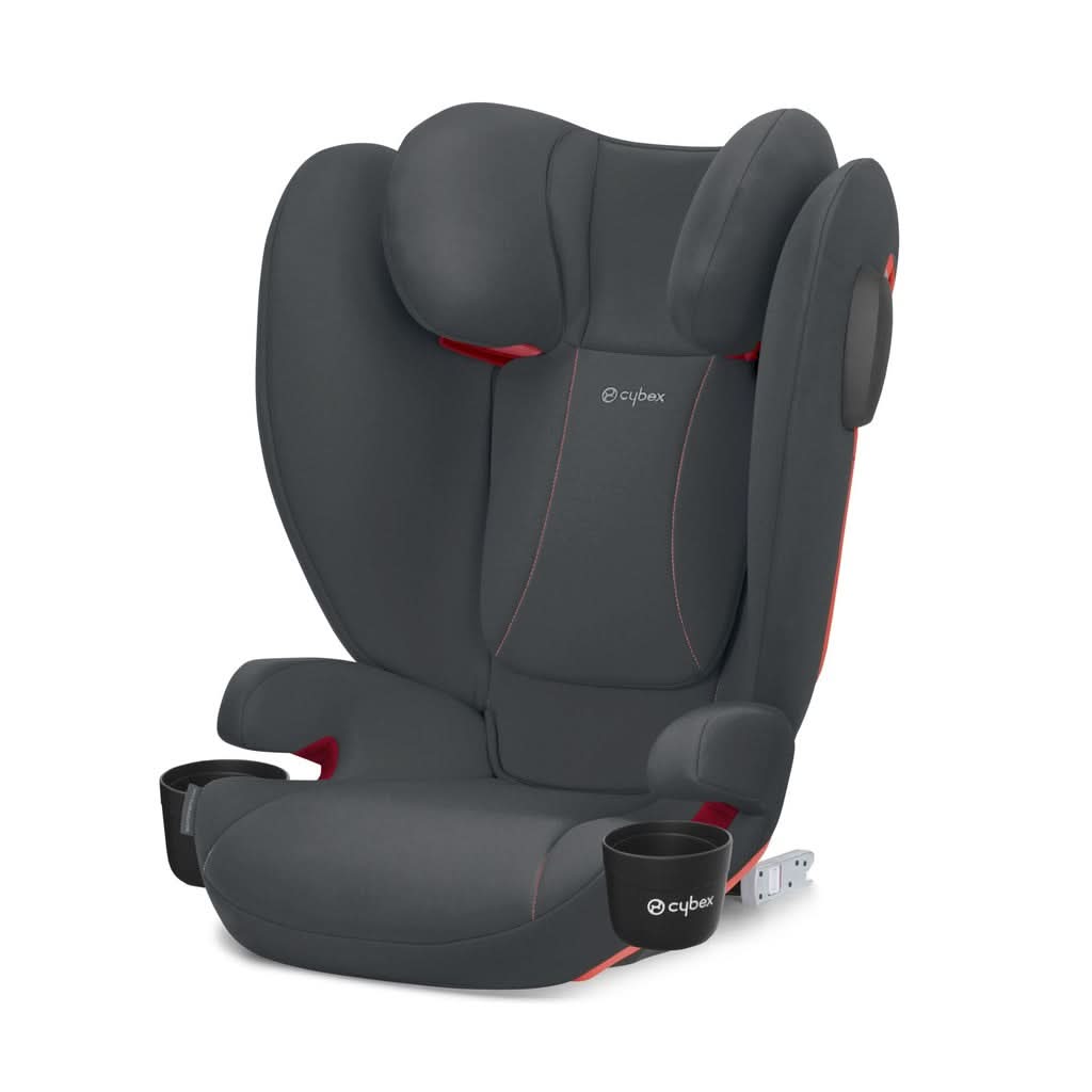 Cybex Solution B2-fix +Lux Booster Car Seat, Steel Grey, Main - ANB Baby