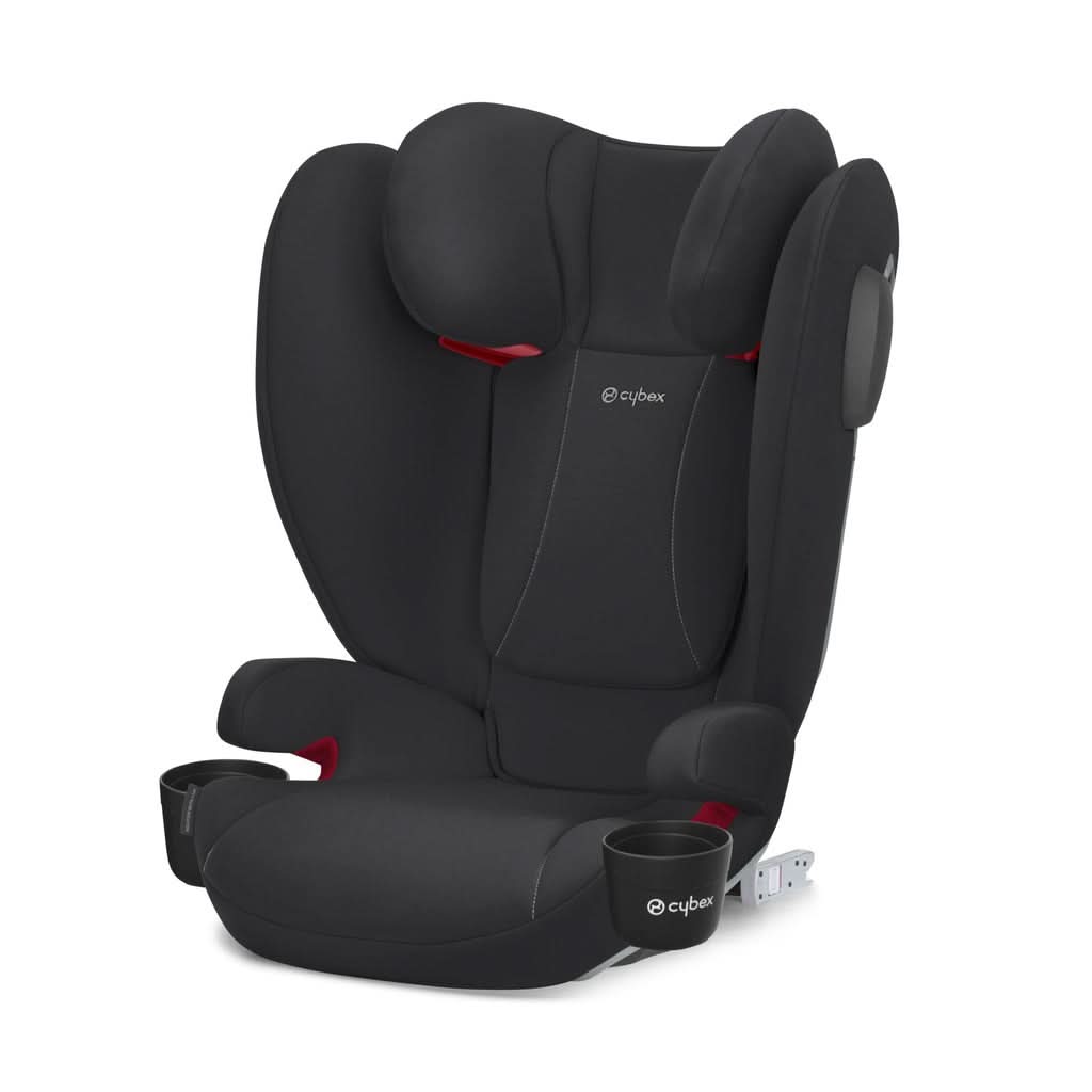 Cybex Solution B2-fix +Lux Booster Car Seat, Volcano Black, Main - ANB Baby