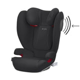 Cybex Solution B2-fix +Lux Booster Car Seat, Volcano Black, View - ANB Baby