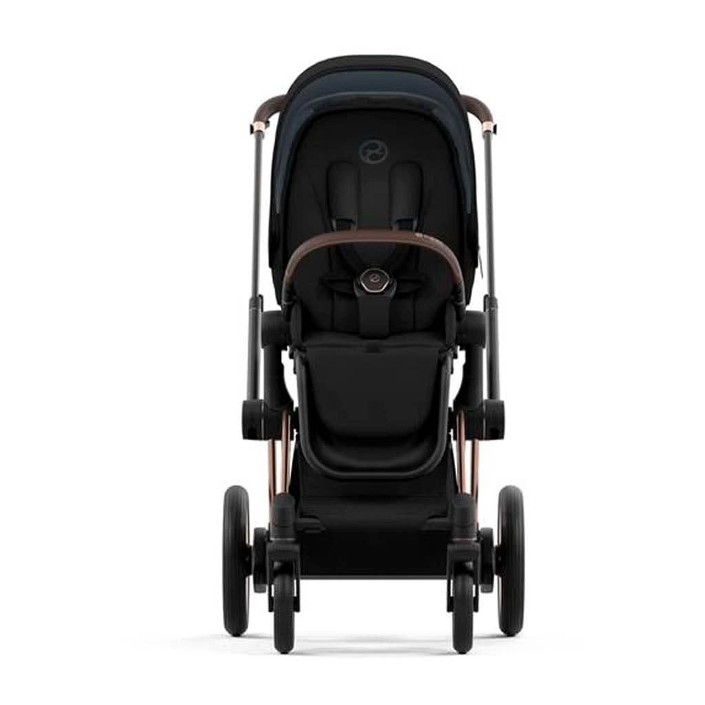 Cybex e-Priam Stroller-Single Strollers-Cybex-Rose Gold / Black-ANB Baby Store