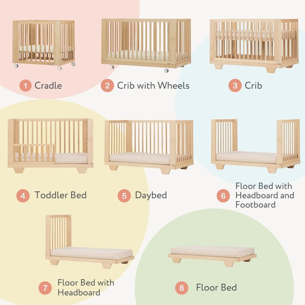 DaDaDa Spirit 8-in-1 Convertible Crib-Natural_7 - ANB Baby