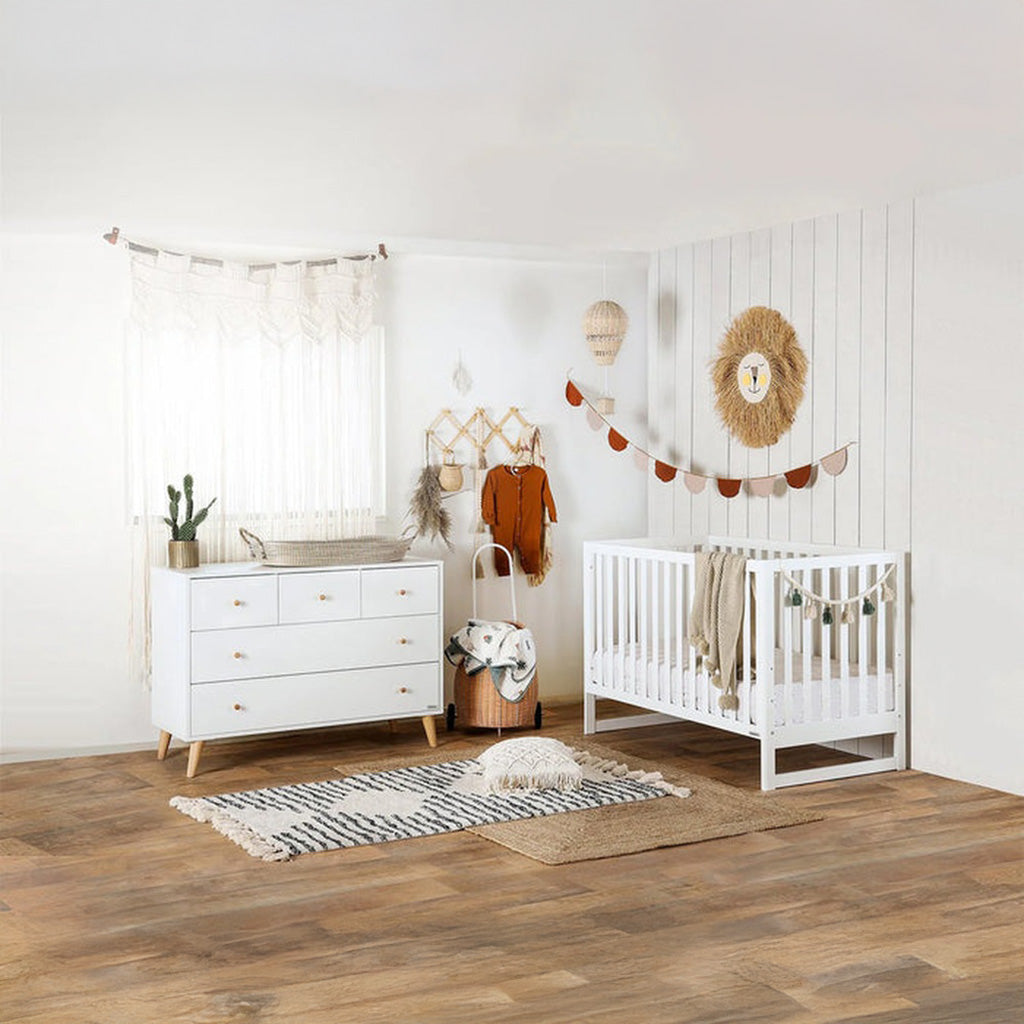 DaDaDa Austin 5-Drawer Dresser-White-Natural_7 - ANB Baby