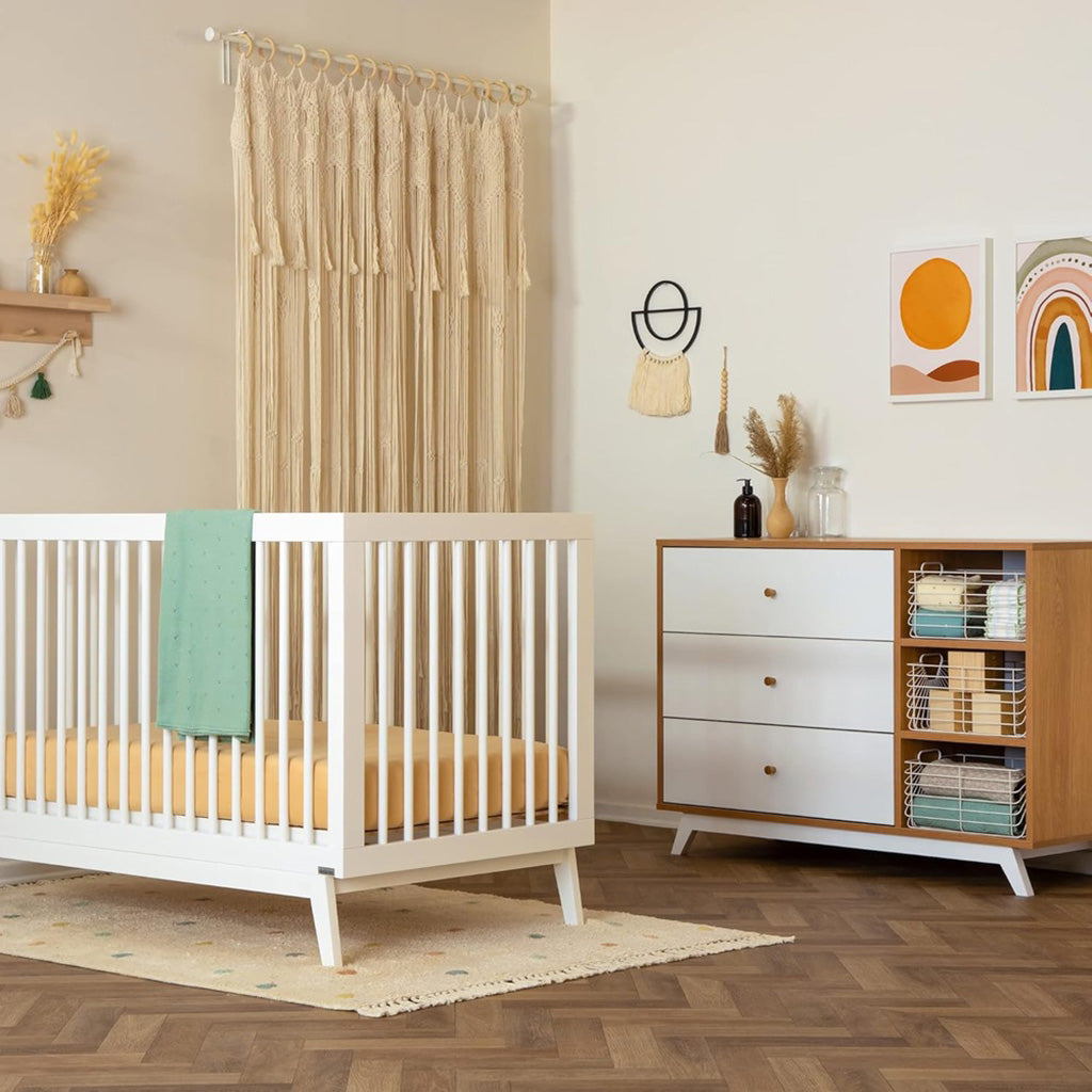 DaDaDa Soho 3-in-1 Convertible Crib-White_17 - ANB Baby