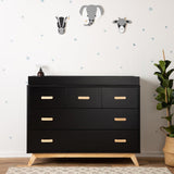 DaDaDa Soho 5-Drawer Dresser Black_2 - ANB Baby