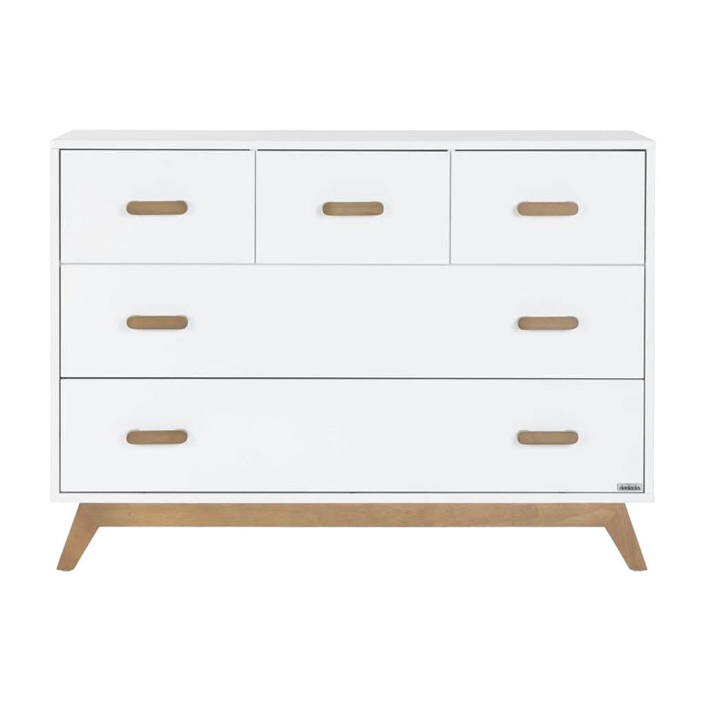 DaDaDa Soho 5-Drawer Dresser White Walnut_14 - ANB Baby