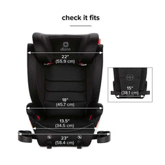 Diono Monterey 2XT Latch 2 in 1 High Back Booster Car Seat black_2 - ANB Baby