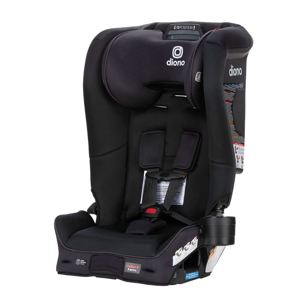 Diono Radian 3 R Safe+ Convertible Car Seat-Convertible Car Seats-Diono-Black Jet-ANB Baby Store