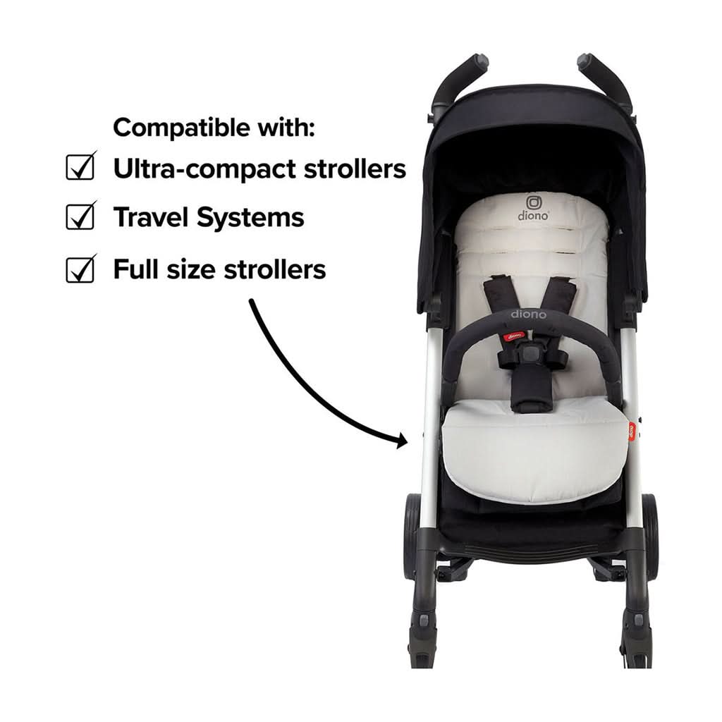 Diono Reversible Comfort Liner-Light Gray_3 - ANB Baby