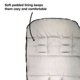 Diono Reversible Comfort Liner-Light Gray_5 - ANB Baby