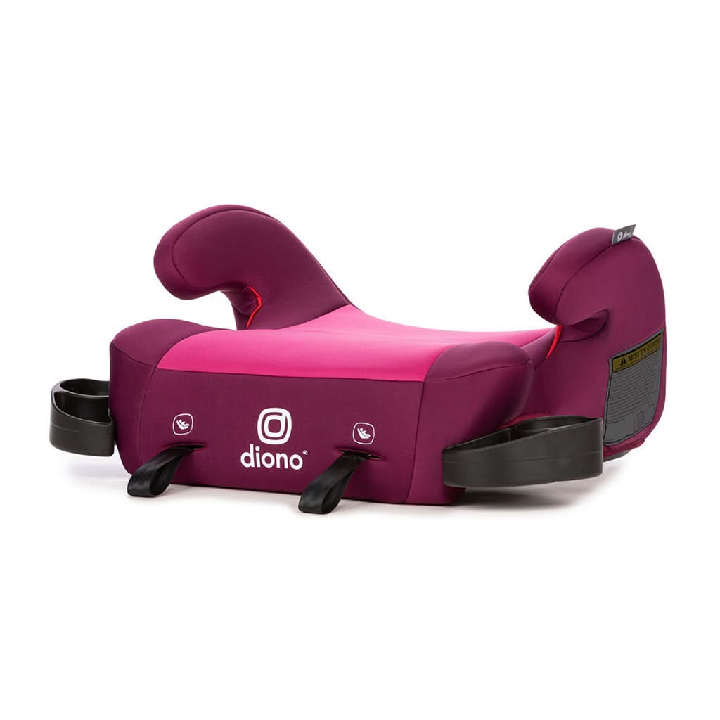 Diono Solana 2 Latch, XL Space Backless Booster Seat-Booster Car Seats-Diono-Pink-ANB Baby Store
