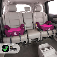 Diono Solana 2 Latch-XL Space Backless Booster Seat-Pink_3 - ANB Baby