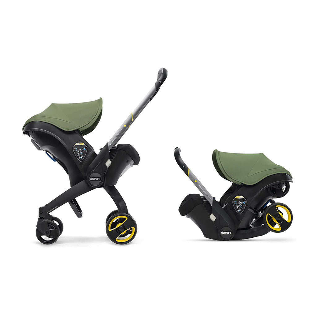 Doona Infant Car Seat Stroller Combo With Latch Base-Desert Green_13 - ANB Baby