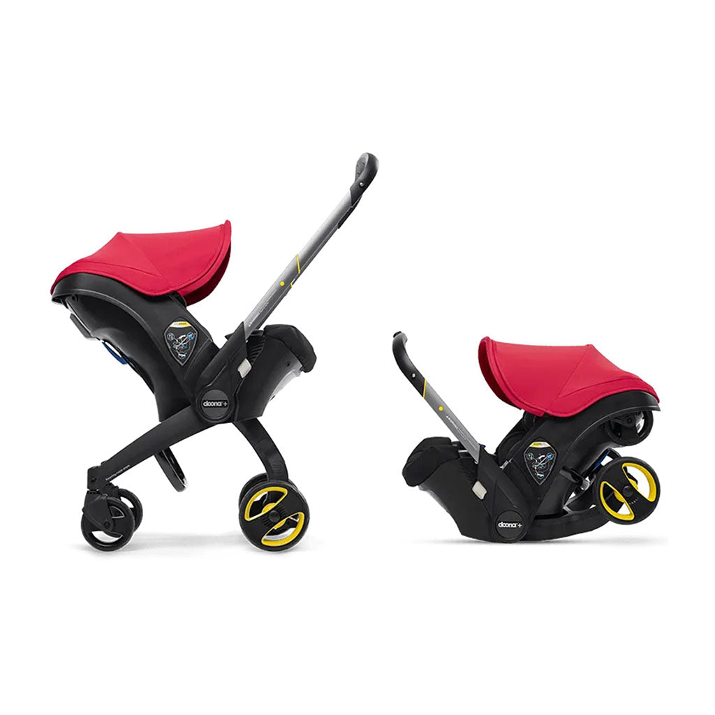 Doona Infant Car Seat Stroller Combo With Latch Base-Flame Red_18 - ANB Baby