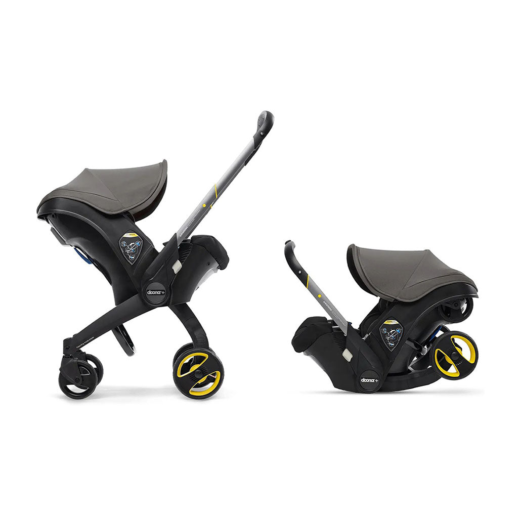 Doona Infant Car Seat Stroller Combo With Latch Base-Grey Hound_19 - ANB Baby