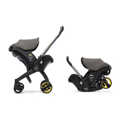 Doona Infant Car Seat Stroller Combo With Latch Base-Grey Hound_19 - ANB Baby
