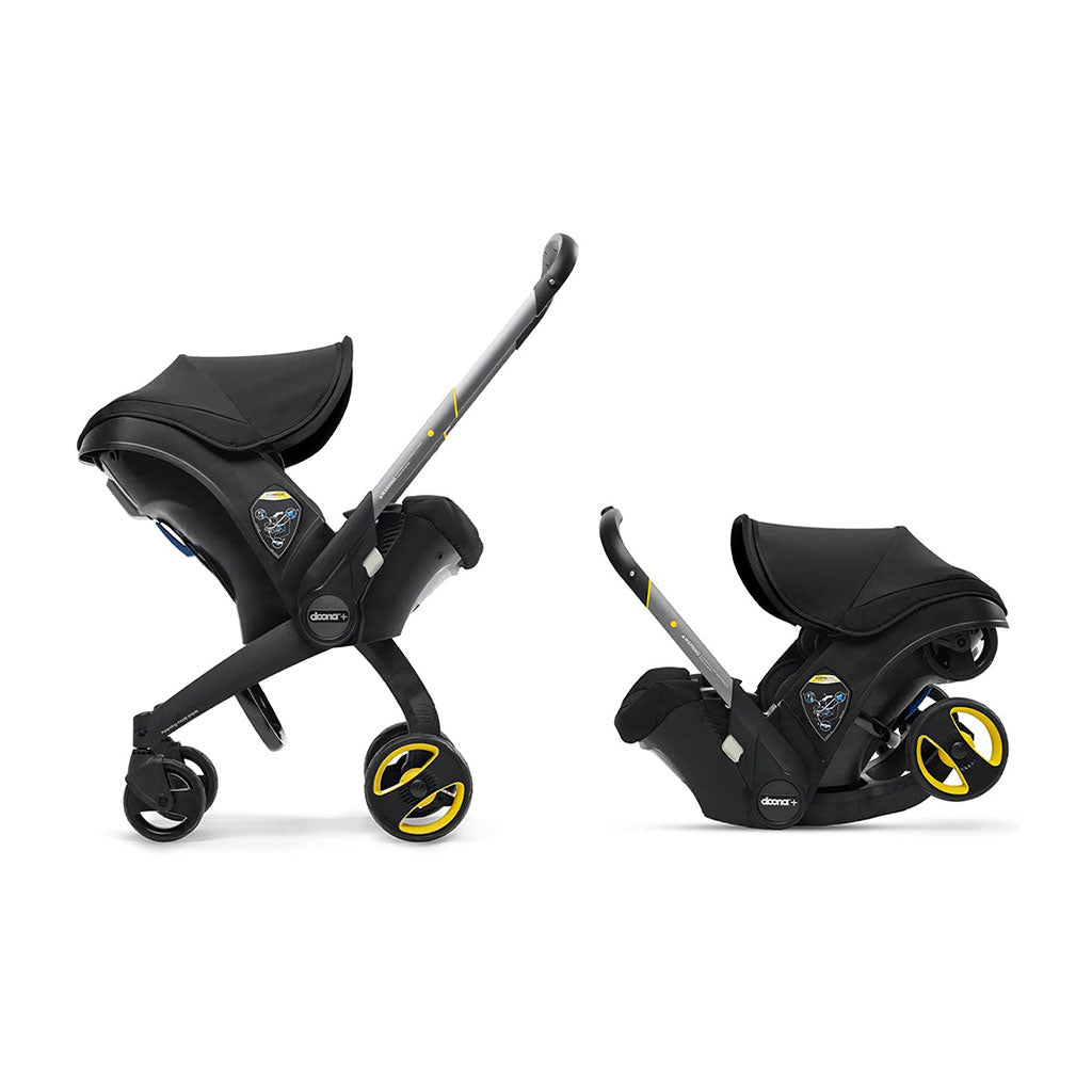 Doona Infant Car Seat Stroller Combo With Latch Base-Nitro Black_15 - ANB Baby