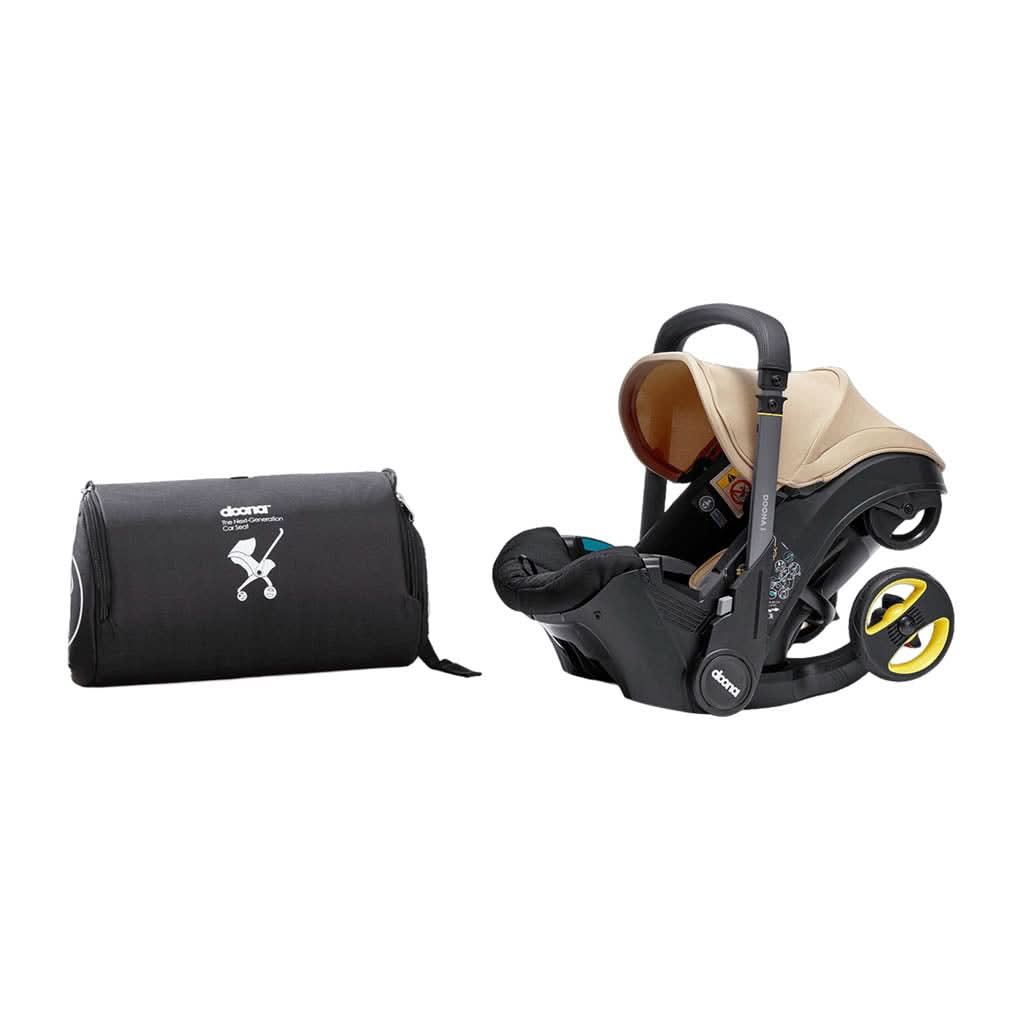 stroller and car seat travel bag Doona Deluxe Padded Travel Bag, Black