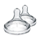 Dr. Brown's Level 1 Natural Silicone Nipple, Wide-Neck 2-Pack-Level1_1 - ANB Baby