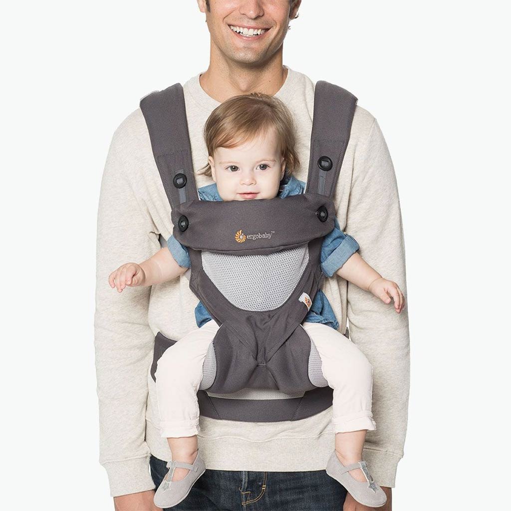 Ergobaby-Carrier-360-All-Carry-Positions-Baby-Carrier-with-Cool-Air-Mesh-Carbon-Grey_2 - ANB baby