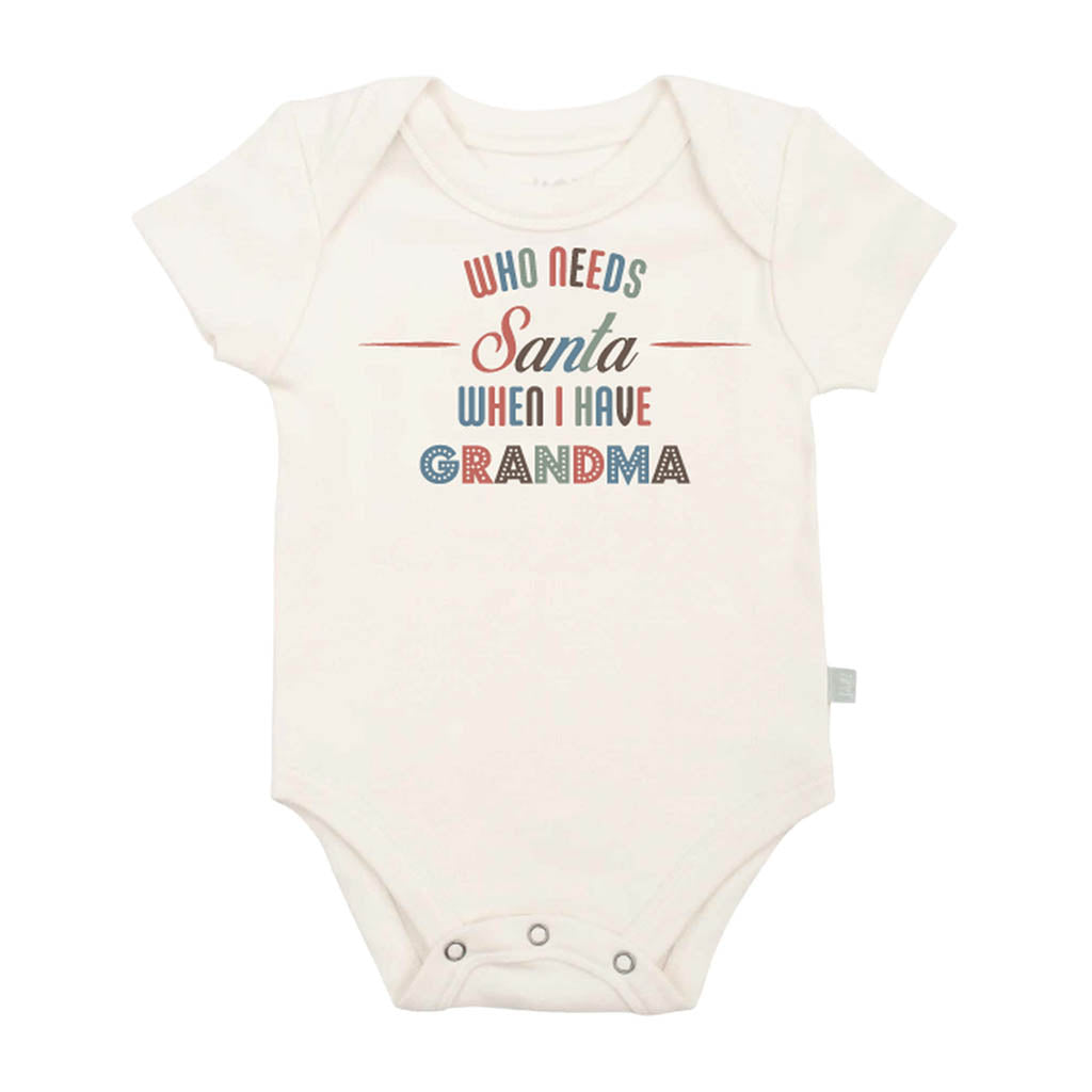 Finn & Emma Short Sleeve Graphic Bodysuit - I Have Grandma-Clothing-Finn + Emma-Size 0-3m-ANB Baby Store