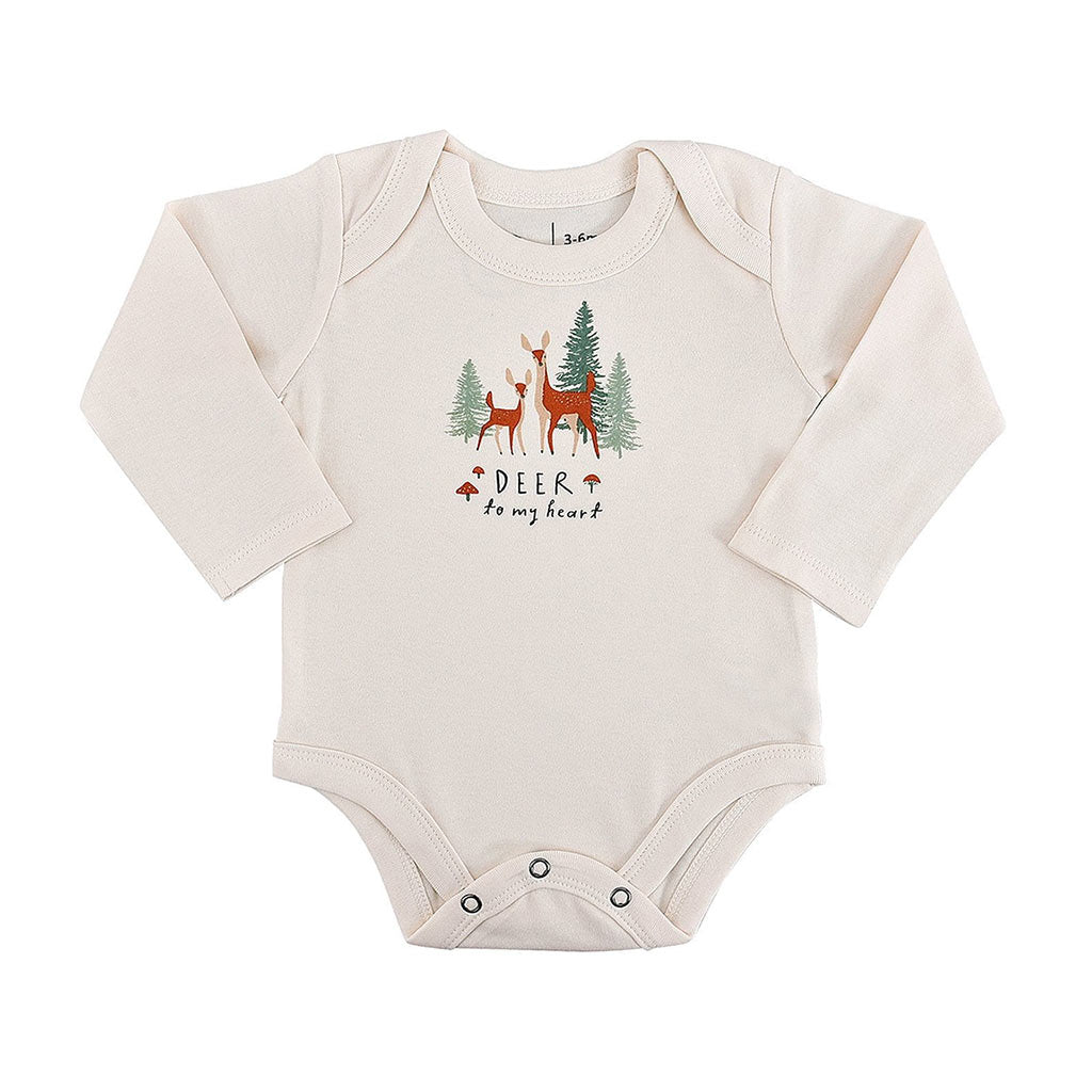 Finn-&-Emma-Long-Sleeve-Graphic-Bodysuit-Deer-to-my-heart_1 - ANB Baby