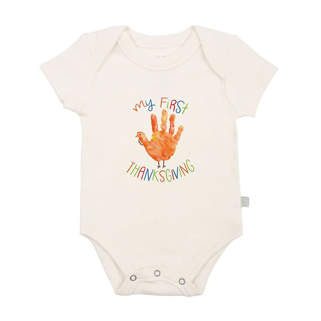 Finn-&-Emma-Short-Sleeve-Graphic-Bodysuit---Thanksgiving-Hand_1 - ANB Baby