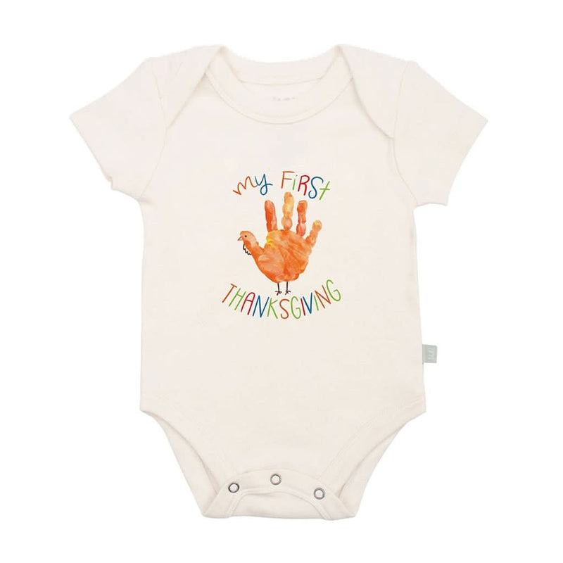 Finn-&-Emma-Short-Sleeve-Graphic-Bodysuit---Thanksgiving-Hand_1 - ANB Baby