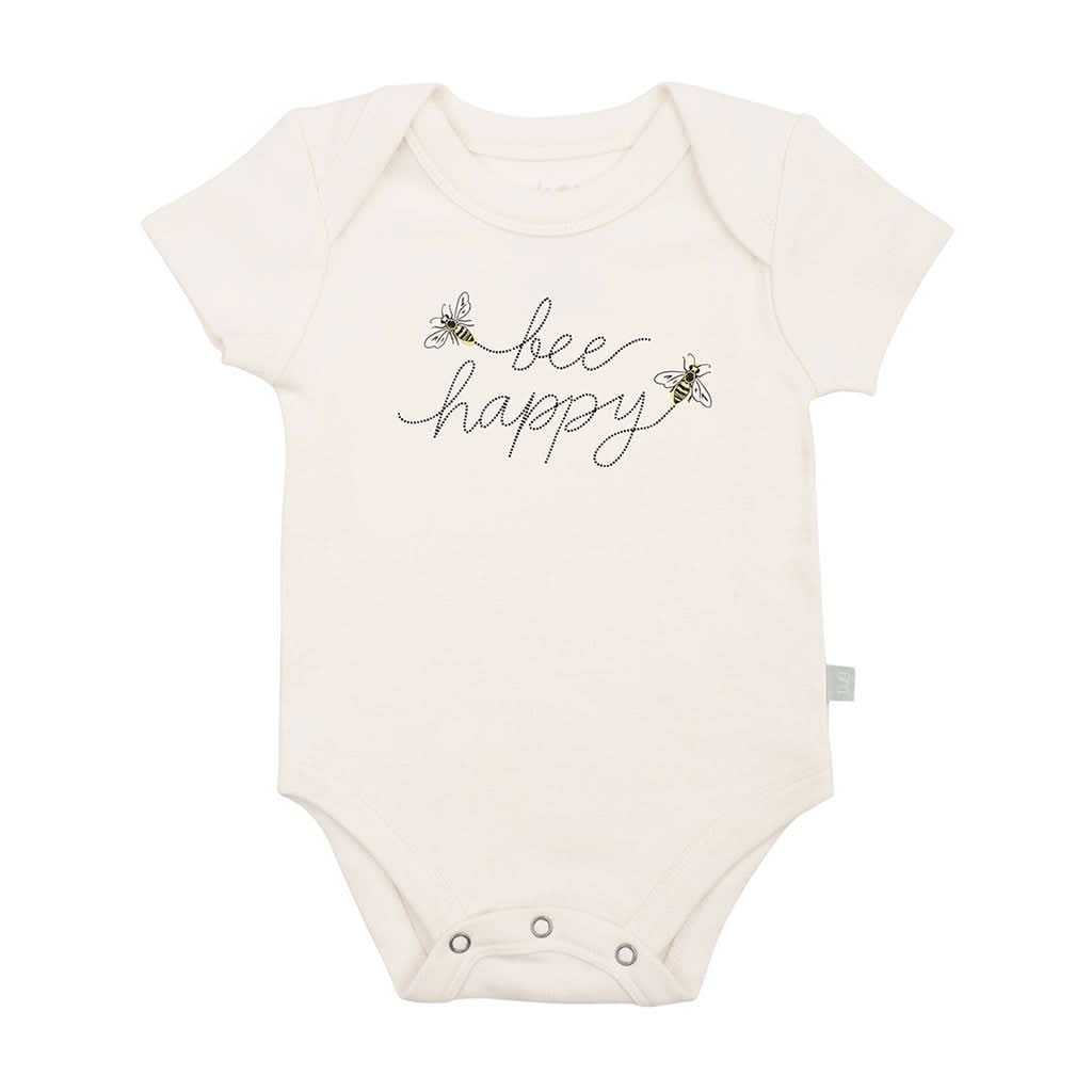 Finn-&-Emma-Short-Sleeve-Graphic-Bodysuit-Bee-Happy_1 - ANB Baby