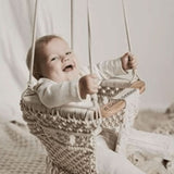 Finn & Emma Handmade Organic Cotton Macrame Baby Swing_4 - ANB Baby