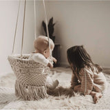 Finn & Emma Handmade Organic Cotton Macrame Baby Swing_5 - ANB Baby