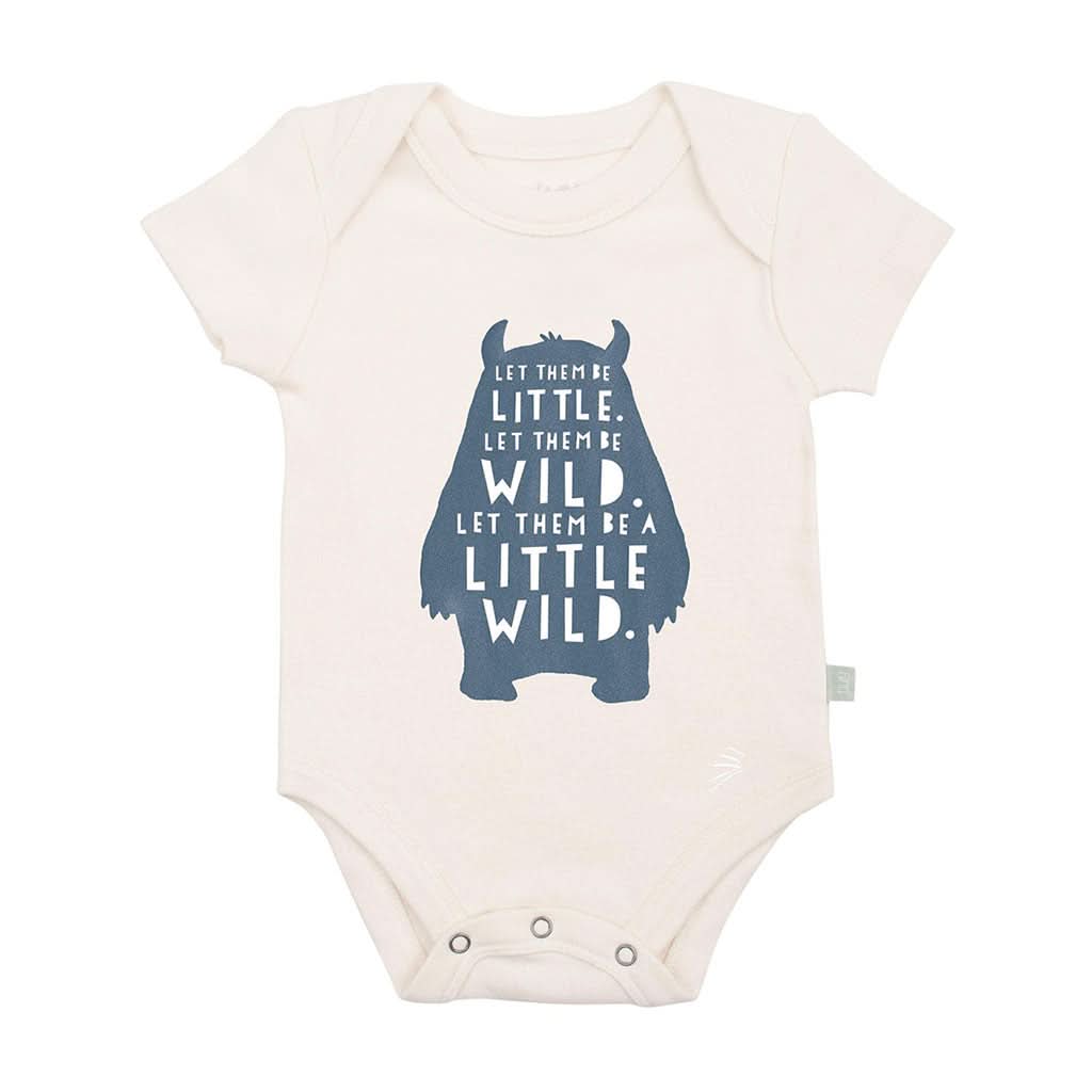 Finn & Emma Short Sleeve Graphic Bodysuit - Wild Child-Clothing-Finn + Emma-0 - 3M-ANB Baby Store