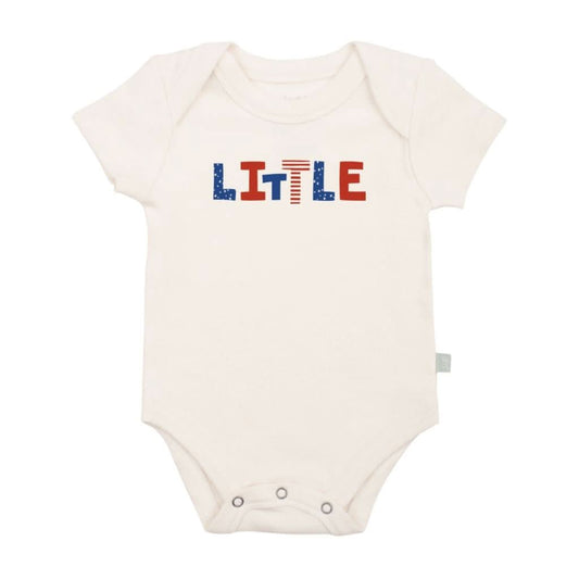 Finn & Emma Short Sleeve Graphic Bodysuit - Little - Red White Blue_1 - ANB Baby