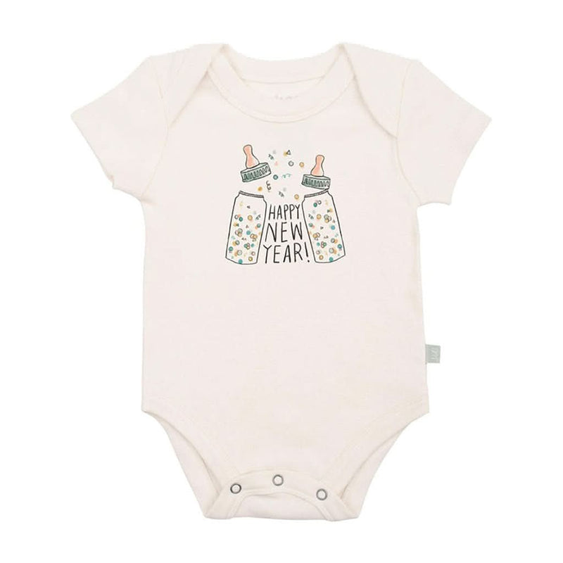 Finn-_-Emma-Short-Sleeve-Graphic-Bodysuit-Poppin_s-Bottle_1 - ANB Baby
