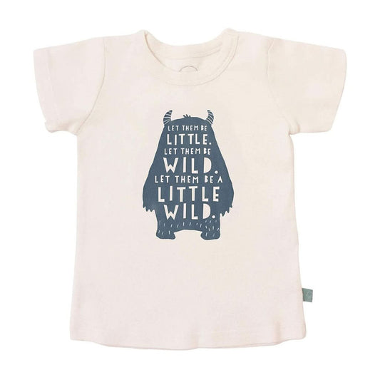 Finn & Emma Short Sleeve Graphic T-Shirt - Wild Child_1 - ANB Baby