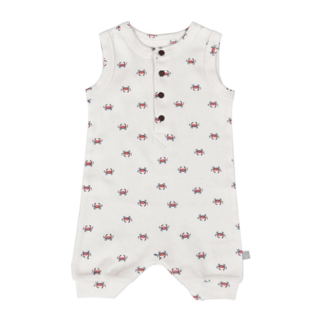 Finn & Emma Tank Romper - Crab-Clothing-Finn + Emma-0 - 3M-ANB Baby Store