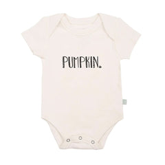 Finn and Emma Short Sleeve Graphic Bodysuit-Pumpkin_1 - ANB Baby