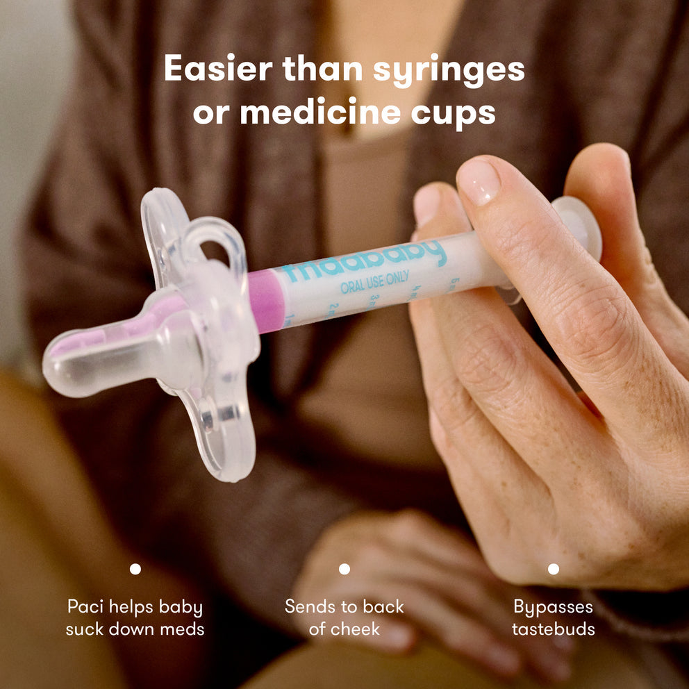 Frida Baby MediFrida Accu-Dose Pacifier 0+M Medicine Dispenser-Pacifier_5 - ANB Baby